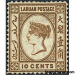 Labuan 1880 Issues of 1880-82, 10c-Stamps-Labuan-StampPhenom