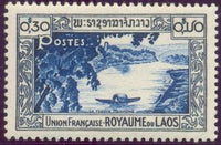 Laos 1951 Bank of Mekong-Stamps-Laos-Mint-StampPhenom