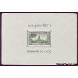 Laos 1951 Souvenir Sheet: Pha That Luang-Stamps-Laos-Mint-StampPhenom