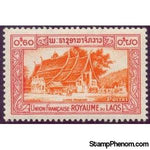 Laos 1951 Xieng Thong Temple, Luang Prabang, 60c-Stamps-Laos-Mint-StampPhenom