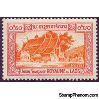 Laos 1951 Xieng Thong Temple, Luang Prabang, 60c-Stamps-Laos-Mint-StampPhenom