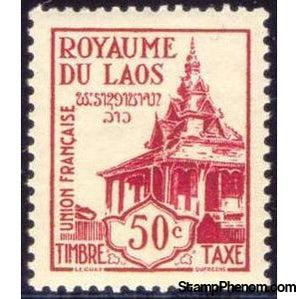 Laos 1952 Postage Due-Stamps-Laos-Mint-StampPhenom