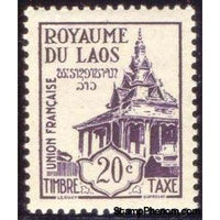 Laos 1952 Postage Due-Stamps-Laos-Mint-StampPhenom