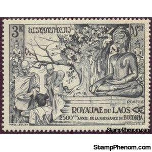 Laos 1956 Buddhism Era-Stamps-Laos-Mint-StampPhenom