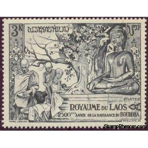 Laos 1956 Buddhism Era-Stamps-Laos-Mint-StampPhenom