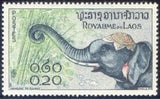 Laos 1958 Asian Elephant (Elephas maximus)-Stamps-Laos-Mint-StampPhenom