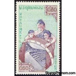 Laos 1958 Laotians & UNESCO Building-Stamps-Laos-Mint-StampPhenom