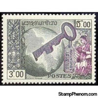 Laos 1959 Key to Education-Stamps-Laos-Mint-StampPhenom