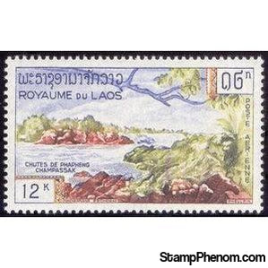 Laos 1960 Phapheng Waterfalls, Champassak-Stamps-Laos-Mint-StampPhenom