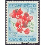 Laos 1967 Peacock Flower-Stamps-Laos-Mint-StampPhenom