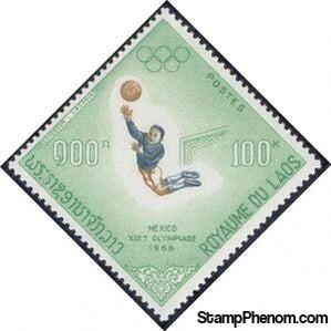 Laos 1968 Football-Stamps-Laos-Mint-StampPhenom