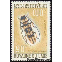 Laos 1968 Longhorn Beetle (Eutaenia corbetti)-Stamps-Laos-Mint-StampPhenom