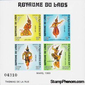 Laos 1969 Royal Ballet-Stamps-Laos-Mint-StampPhenom