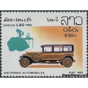 Laos 1982 Fiat (1925)-Stamps-Laos-Mint-StampPhenom