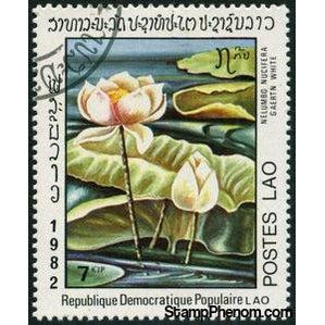 Laos 1982 Nelumbo nucifera-Stamps-Laos-Mint-StampPhenom