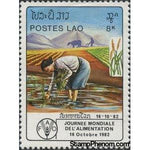 Laos 1982 Planting rice-Stamps-Laos-Mint-StampPhenom