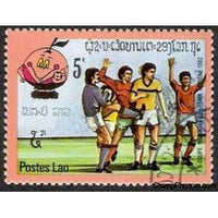 Laos 1982 Various football scenes-Stamps-Laos-Mint-StampPhenom