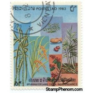 Laos 1983 Crops-Stamps-Laos-Mint-StampPhenom