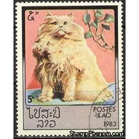 Laos 1983 Persian (Felis silvestris catus)-Stamps-Laos-Mint-StampPhenom