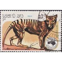 Laos 1984 Tasmanian Tiger (Thylacinus cynocephalus)-Stamps-Laos-Mint-StampPhenom