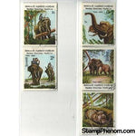 Laos Elephants Lot 2, 5 stamps