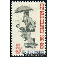 United States of America 1963 Letter Carrier, 1863