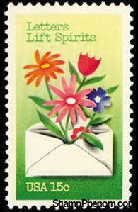 United States of America 1980 Letters Lift Spirits