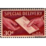 United States of America 1957 Letters hand delivered