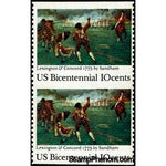 United States of America 1975 Lexington Concord Battle Pair