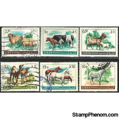 Liban Animals , 6 stamps