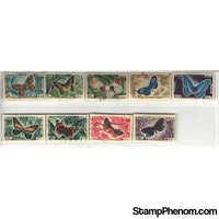 Liban Butterflies , 9 stamps