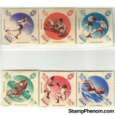 Liban Olympics , 6 stamps