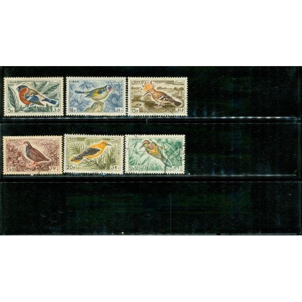 Liban Birds , 6 stamps