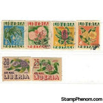 Liberia Fruits , 6 stamps