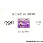 Liberia Olympics - Imperf Sheet , 1 stamps