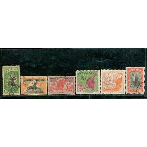 Liberia Animals Lot 3 , 6 stamps