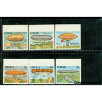 Liberia Zeppelin , 6 stamps