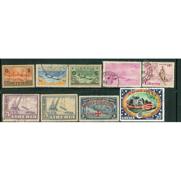 Liberia Lot 3 , 9 stamps