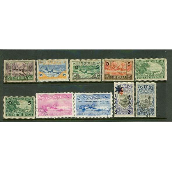 Liberia Lot , 10 stamps