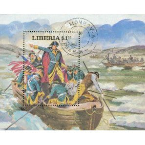 Liberia United States President Washington Lot 4 , 1 souvenir sheet