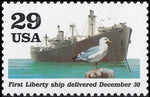 United States of America 1991 Liberty Ship, Sea Gull (First Liberty Ship Delivered Dec.)