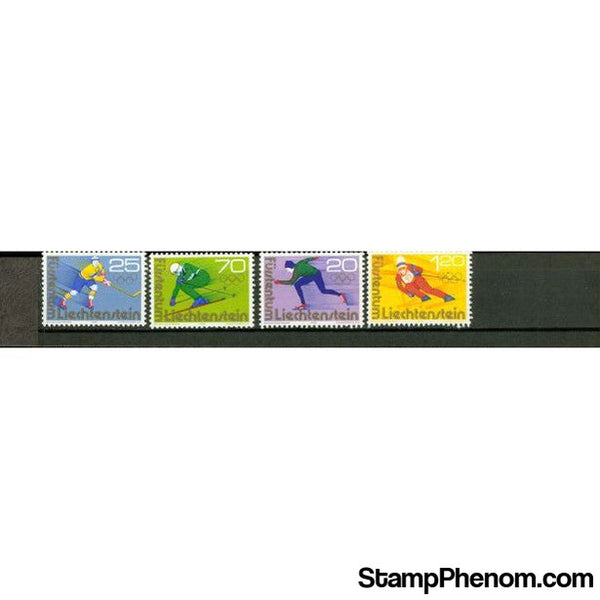 Liechtenstein Olympics , 4 stamps