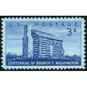 United States of America 1956 Log Cabin - Booker T Washington