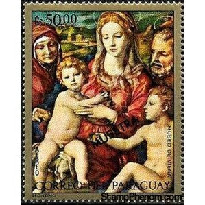 Paraguay 1972 Madonna and Child, Bronzino