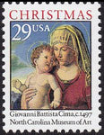 United States of America 1993 Madonna and Child in a Landscape, by Giovanni Battista Cima
