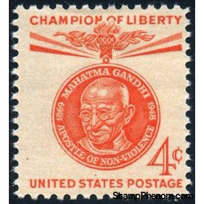 United States of America 1961 Mahatma Gandhi (1869-1948), 4c