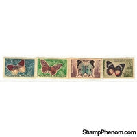 Malagasy Butterflies , 4 stamps