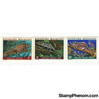 Malagasy Cameleons , 3 stamps