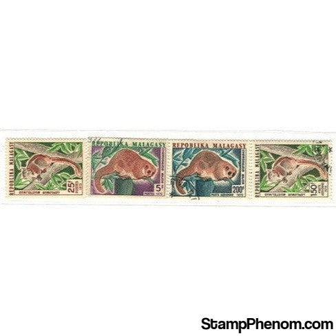 Malagasy Lemurs , 4 stamps