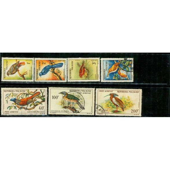 Malagasy Birds , 7 stamps